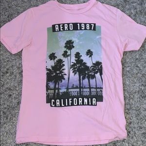 pink aeropostale california t-shirt